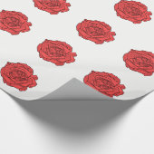 Red Rose Cadeaupapier (Hoek)