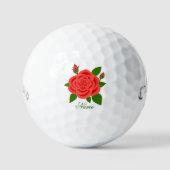 Red Rose Callaway Supersoft Golfballen (Voorkant)