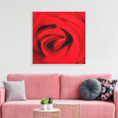 Red Rose Canvas Afdruk (Insitu (Woonkamer))