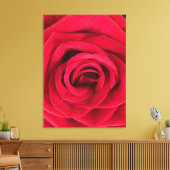 Red Rose Canvas Afdruk (Insitu (Woonkamer))