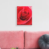 Red Rose Canvas Afdrukken (Insitu (Woonkamer))