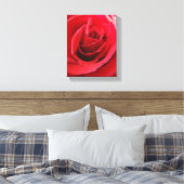 Red Rose Canvas Afdrukken (Insitu (Slaapkamer))