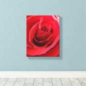 Red Rose Canvas Afdrukken (Insitu (Houten vloer))