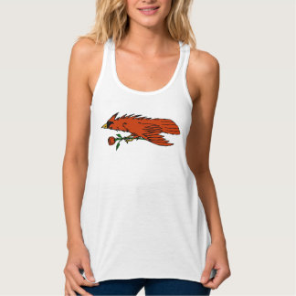 Red Rose Cardinal Tanktop