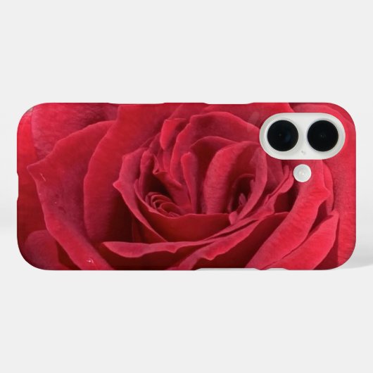 Red Rose Case-Mate iPhone Case (Achterkant (horizontaal))