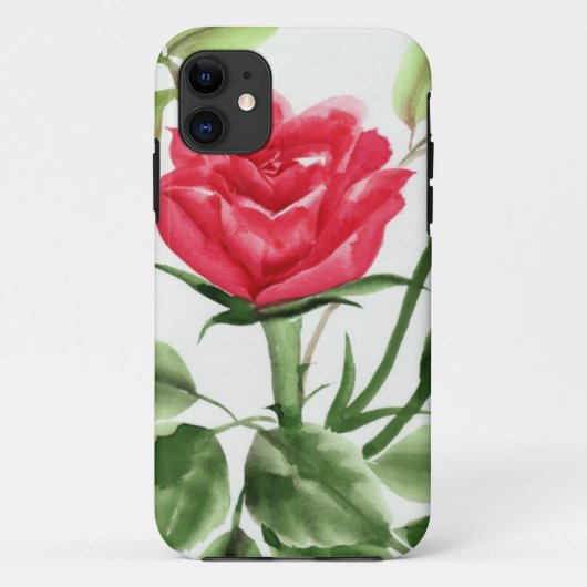 Red Rose Case-Mate iPhone Case (Achterkant)