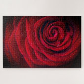 Red Rose Close-up foto Legpuzzel (Horizontaal)