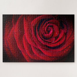 Red Rose Close-up foto Legpuzzel