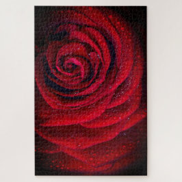 Red Rose Close-up foto Legpuzzel