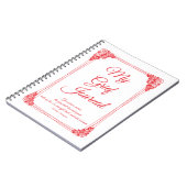 Red Rose Cluster Grensrouwjournaal Notitieboek (Linkerzijde)