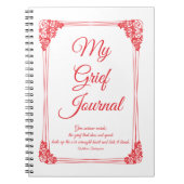 Red Rose Cluster Grensrouwjournaal Notitieboek (Voorkant)