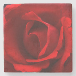 Red Rose coastercnm Stenen Onderzetter