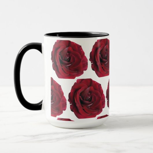 Red Rose Coffee / Tea Mok voor haar (Links)
