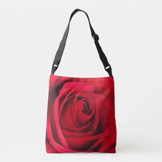 Red Rose Crossbody Tas (Achterkant)
