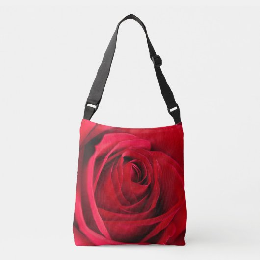 Red Rose Crossbody Tas (Voorkant)
