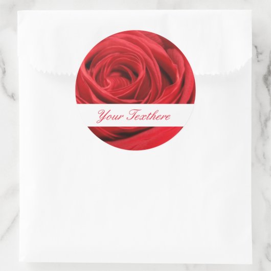 Red Rose Custom Stickers (Tas)