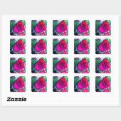 Red Rose - Dank je Sticker (Vel)