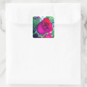Red Rose - Dank je Sticker (Tas)