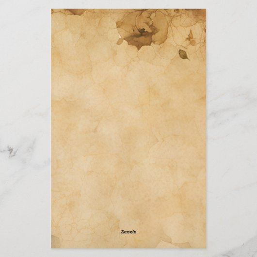 Red Rose Dark Fantasy Briefpapier (Achterkant)