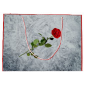 Red Rose Darling Husband met kerstdesign Groot Cadeauzakje (Achterkant)