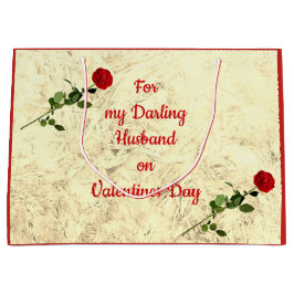 Red Rose Darling Husband op Valentijnsdag Groot Cadeauzakje