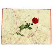 Red Rose Darling Wife op Valentijnsdag Large Cadeautasje (Achterkant)