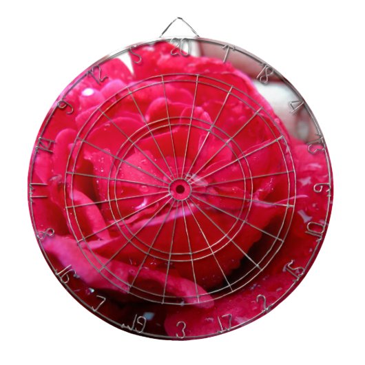 Red Rose Dartbord (Voorkant)