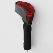 Red Rose dca Golfheadcover (Schuin)