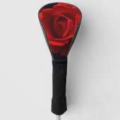 Red Rose dcm Golfheadcover (Voorkant)