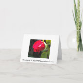 Red Rose - Denken aan jou - CA GardensCard Kaart (Achterkant)