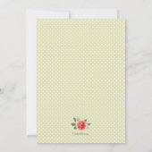 Red Rose Derby Party - Uitnodigingen (Achterkant)