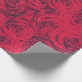 Red Rose Design Cadeaupapier (Hoek)