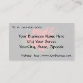 Red Rose - donker Visitekaartje van passie (Achterkant)