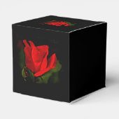 Red Rose - Donkere passie Bedankdoosjes (Achterkant)