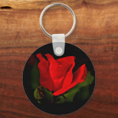 Red Rose - Donkere passie Sleutelhanger (Voorkant)