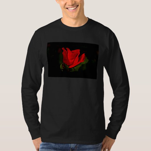 Red Rose - Donkere passie T-shirt (Voorkant)