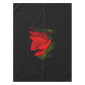 Red Rose - Donkere passie Tafelkleed (Voorkant)