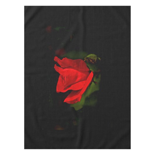 Red Rose - Donkere passie Tafelkleed (Voorkant)
