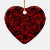 Red Rose Elegance - 50ste Jubileum Keramisch Ornament (Achterkant)