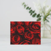 Red Rose Elegance Briefkaart (Staand voorkant)