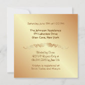 Red Rose Elegance - Douche Save The Date (Achterkant)