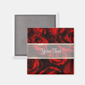 Red Rose Elegance Magneet (Voorkant / Achterkant)