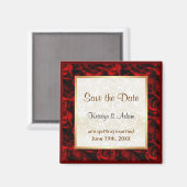 Red Rose Elegance Magneet (Voorkant / Achterkant)