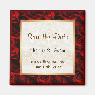 Red Rose Elegance Magneet