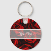 Red Rose Elegance Sleutelhanger (Voorkant)