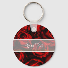 Red Rose Elegance Sleutelhanger