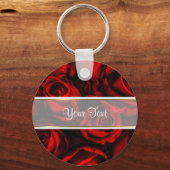 Red Rose Elegance Sleutelhanger (Voorkant)