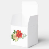 Red Rose en Daisies Bedankdoosjes (Geopend)