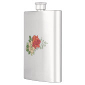 Red Rose en Daisies Heupfles (Links)