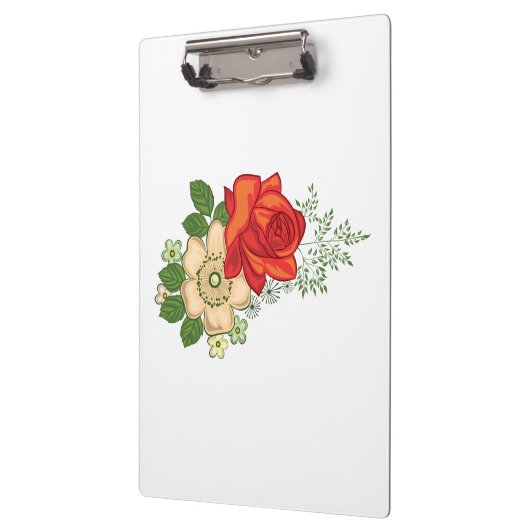 Red Rose en Daisies Klembord (Links)